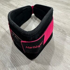 Harbinger Black and Pink Weightlifting Belt